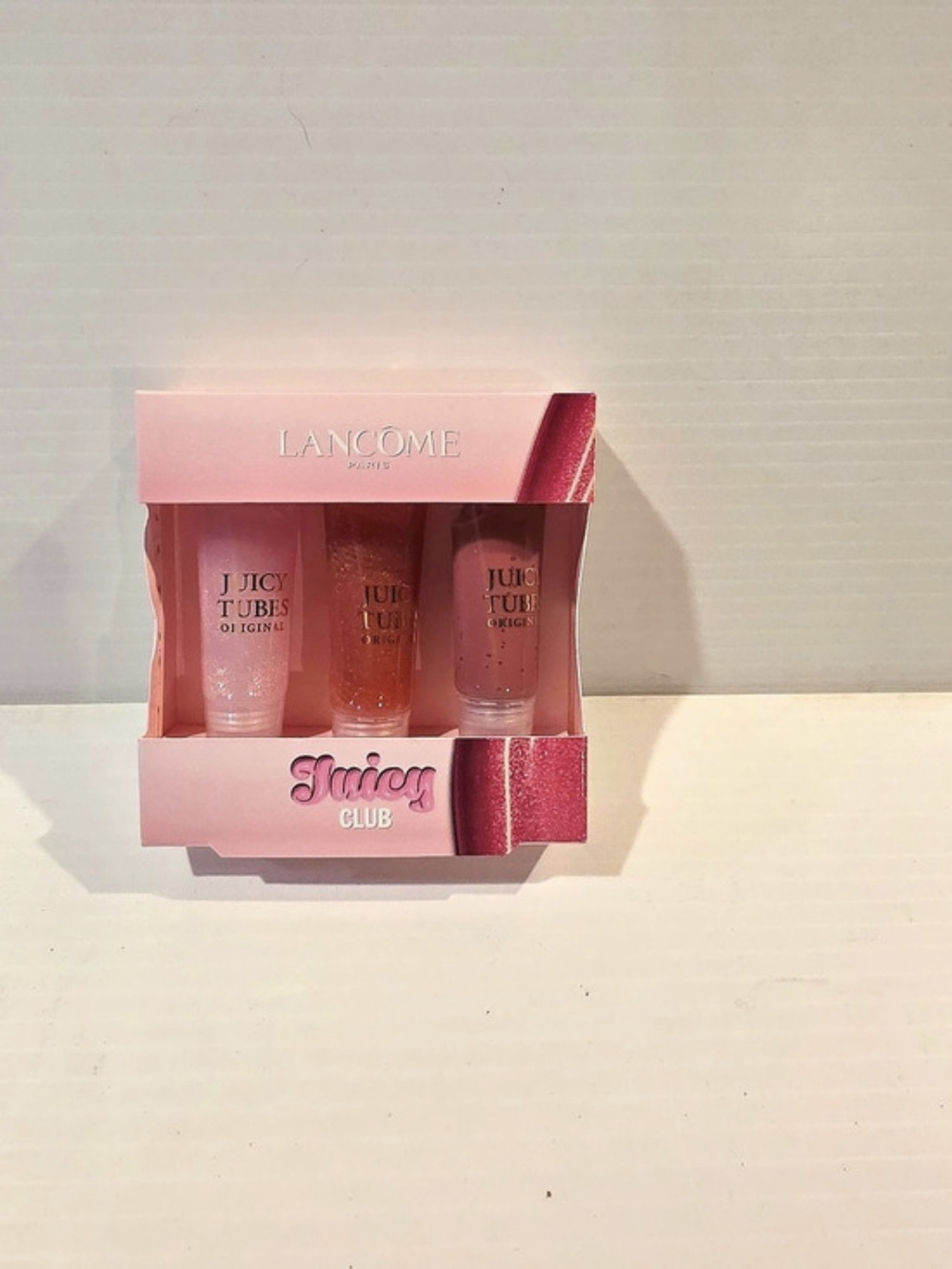 Lancôme Juicy Club Lip Set Lip Gloss Trio in Pink & Red